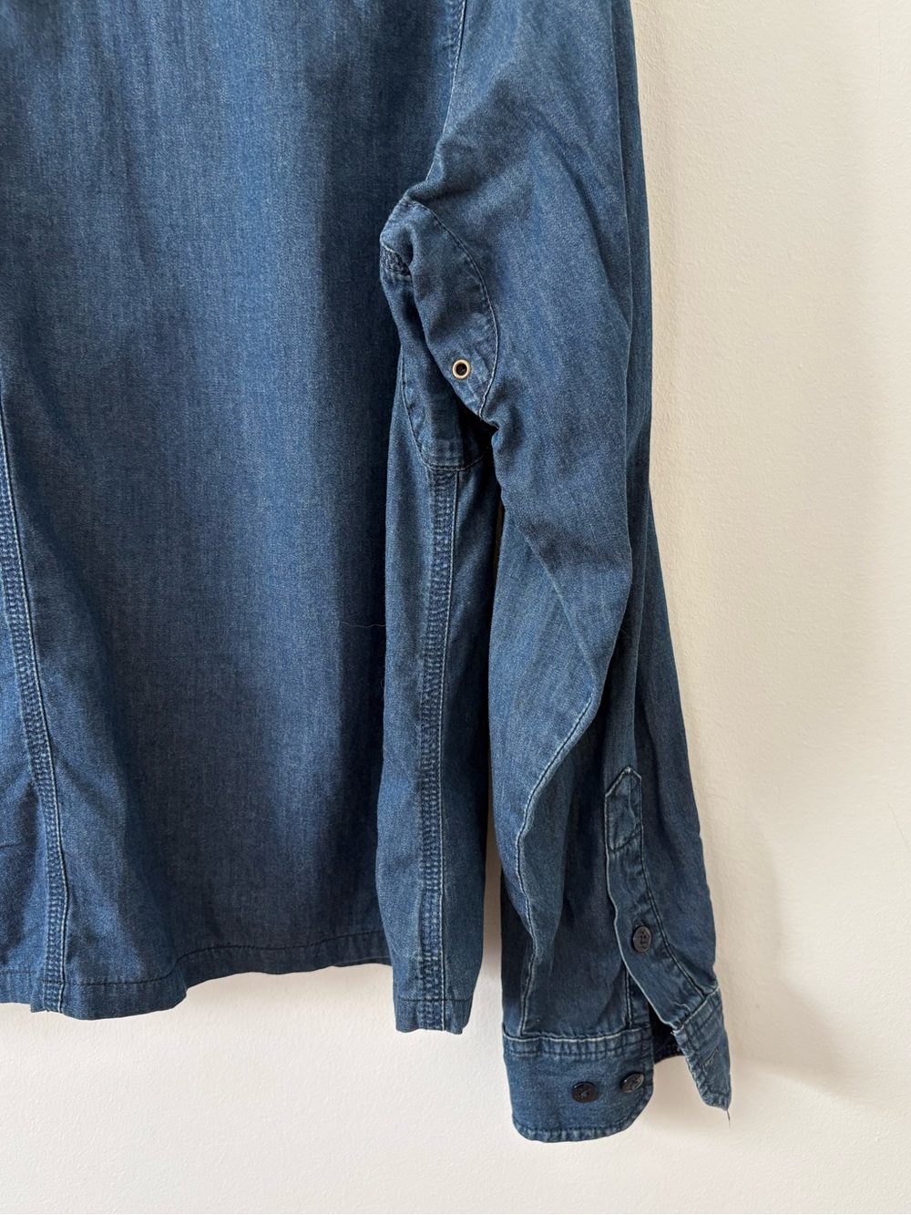 Vintage Lauren Jeans Co. Ralph Lauren Denim Shirt Western Classic Quiet Luxury - Picture 8 of 9